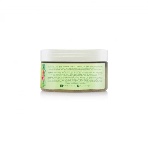 Raghad Organics Swiss Gardens Body Scrub 200g Exfoliating Treatment for Silky Smooth Skin, Gently Removes Dead Cells, Leaves Skin Feeling Refreshed and Revitalized, Suitable for All Skin Types - Raghad Organics - Image 2